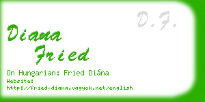 diana fried business card